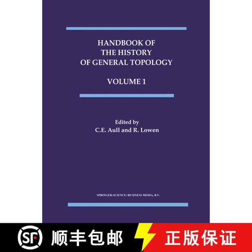 【3-4周达】Handbook of the History of General Topology [9789048148202]