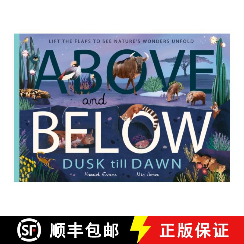 【3-4周达】Above and Below: Dusk till Dawn: Lift the flaps to see nature's wonders unfold [9781838916480]