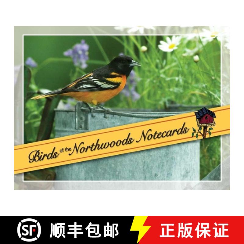 【3-4周达】Birds of the Northwoods Notecards [9781591931027]
