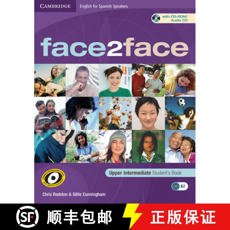 【3-4周达】Face2face for Spanish Speakers Upper Intermediate Student's Book with CD-ROM/Audio CD [9788483235935]