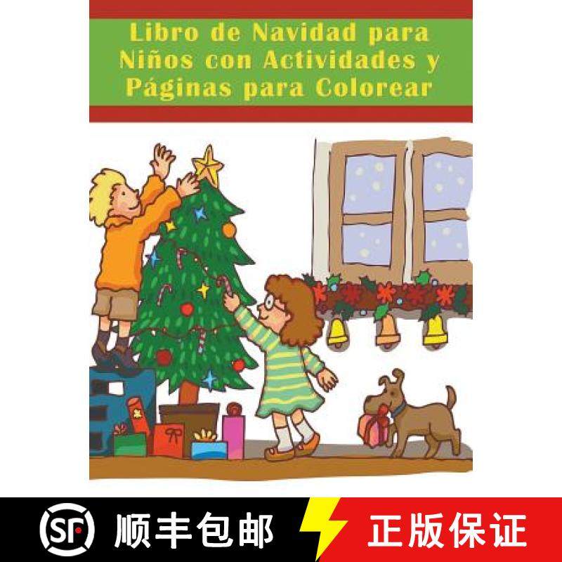 【3-4周达】Libro de Navidad para Niños con Actividades y Páginas para Colorear [9781681270845]