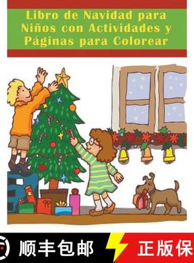 【3-4周达】Libro de Navidad para Niños con Actividades y Páginas para Colorear [9781681270845]