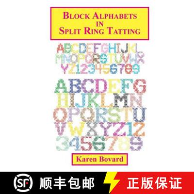 【3-4周达】Block Alphabets in Split Ring Tatting [9780983544128]