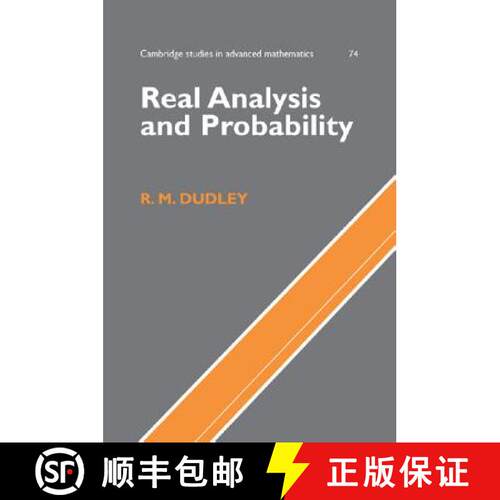 【3-4周达】精装 Real Analysis and Probability: - Real Analysis and Probability [9780521809726]