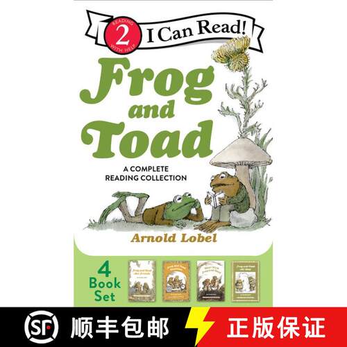 【3-4周达】Frog and Toad: A Complete Reading Collection: A Box Set of all 4 Books From the Classic An... [9780062983428]