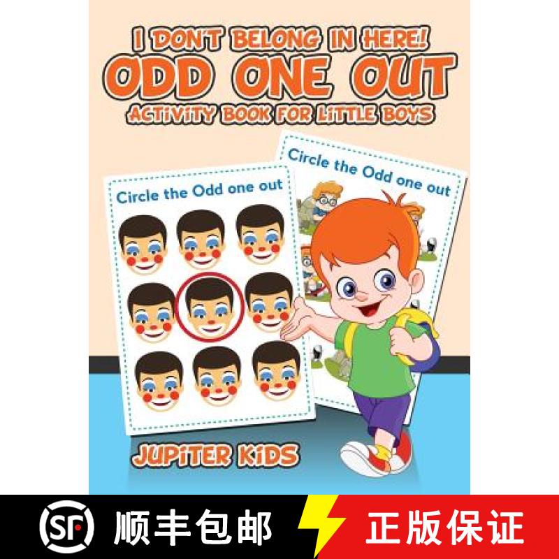 【3-4周达】I Don't Belong In Here! Odd One Out Activity Book for Little Boys [9781541933712]