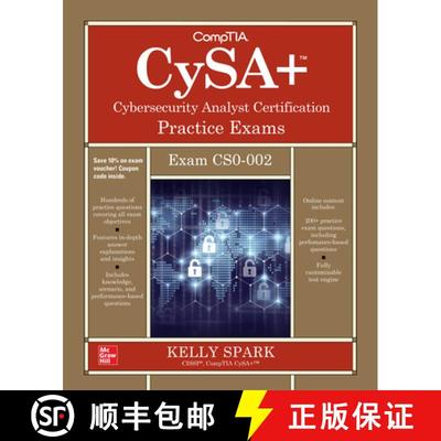 【3-4周达】Comptia Cysa+ Cybersecurity Analyst Certification Practice Exams (Exam Cs0-002) [9781260473636]