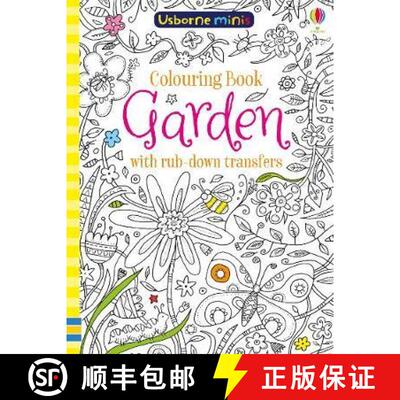 预订 Colouring Book Garden with Rub Down Transfers [9781474940214]