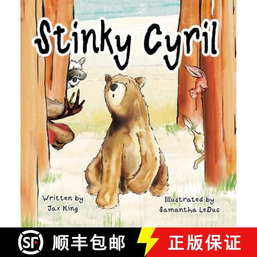 【3-4周达】精装 Stinky Cyril: A Children's Story about Asking for Help [9781837918843]