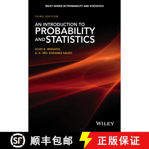 【3-4周达】精装 An Introduction To Probability And Statistics, Third Edition [Wiley统计学] [9781118799642]