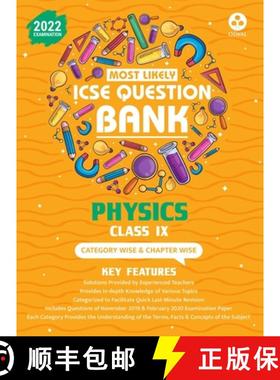 【3-4周达】Most Likely Question Bank for Physics: Icse Class 9 for 2022 Examination [9789391184667]