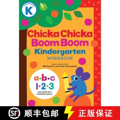 【3-4周达】Chicka Chicka Boom Boom Kindergarten Workbook: Writing Practice for Tracing, Counting, Sha... [9781665982009]