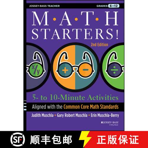 【3-4周达】Math Starters! 5- To 10-Minute Activities Aligned With The Common Core Math Standards, Gra... [9781118449790]