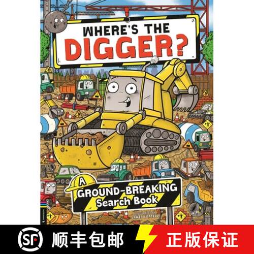 【3-4周达】Where's the Digger? : A Ground-breaking Search and Find Book [9781916763197]