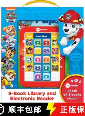 【3-4周达】Nickelodeon PAW Patrol: 8-Book Library and Electronic Reader Sound Book Set [9781503764293]