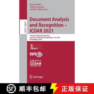Analysis ICDAR Document Lausanne 9783030865481 Conference and 4周达 16th 2021 Recognition ... International