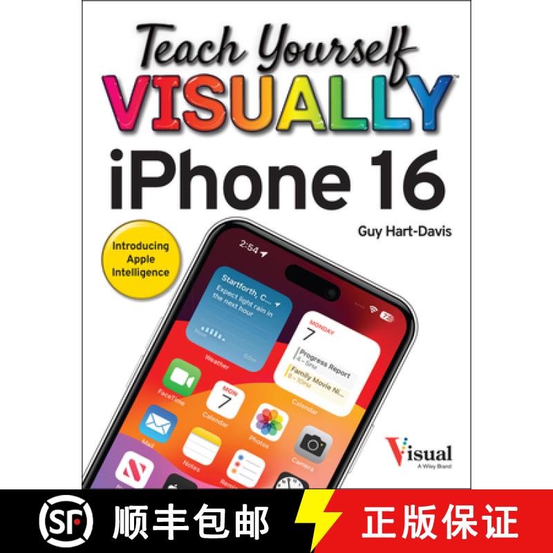 【2-3周达】Teach Yourself Visually iPhone 16 [9781394298808]