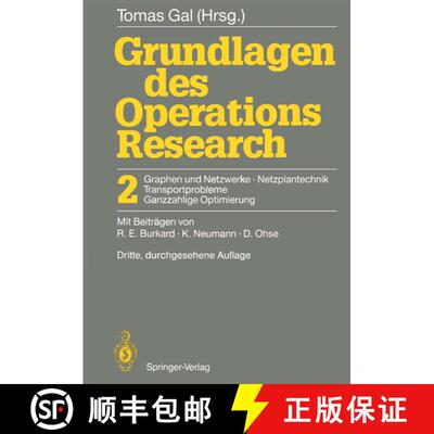【3-4周达】Grundlagen des Operations Research : 2 Graphen und Netzwerke Netzplantechnik, Transportpro... [9783540552949]