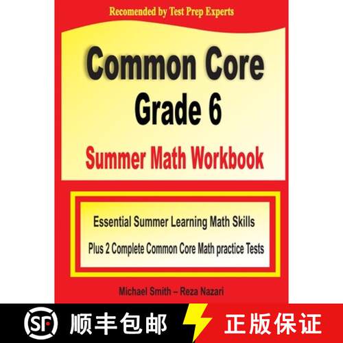 【3-4周达】Common Core Grade 6 Summer Math Workbook: Essential Summer Learning Math Skills plus Two C... [9781646129294]