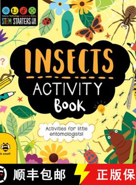 【3-4周达】Insects Activity Book: Activities for Little Entomologists [9781916851726]