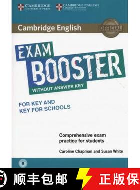 剑桥KET考试 学生书不带答案带音频 Cambridge English Exam Booster for Key and Key for Schools with Answ... [9781316641804]