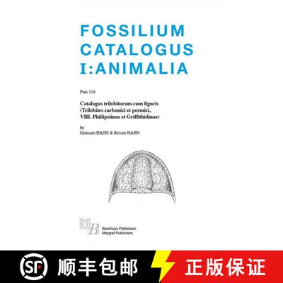 预订 Fossilium Catalogus Animalia, Volume 156 [German] [9783823617242]