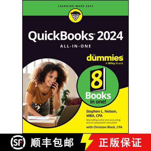 【3-4周达】QuickBooks 2024 All–in–One For Dummies [9781394206353]