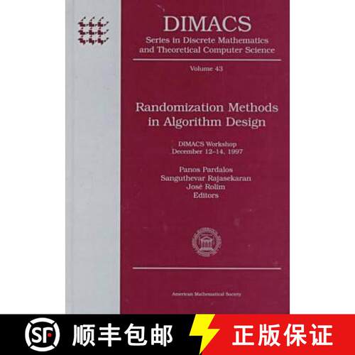 【3-4周达】精装 Randomization Methods in Algorithm Design [9780821809167]