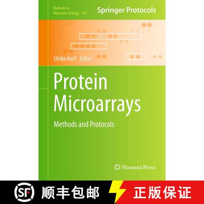 【3-4周达】精装 Protein Microarrays : Methods and Protocols [9781617792854]