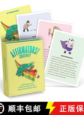 【3-4周达】Affirmators! Creativity: 50 Affirmation Cards Deck: 50 Affirmation Cards to Help You Help ... [9781683492818]