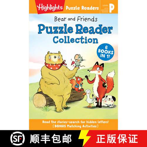 【3-4周达】精装 Bear and Friends Puzzle Reader Collection: Level P 6-in-1 Story Collection for Beginn... [9781639623075]
