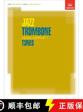 【3-4周达】Jazz Trombone Level/Grade 1 Tunes, Part & Score & CD [9781860963131]