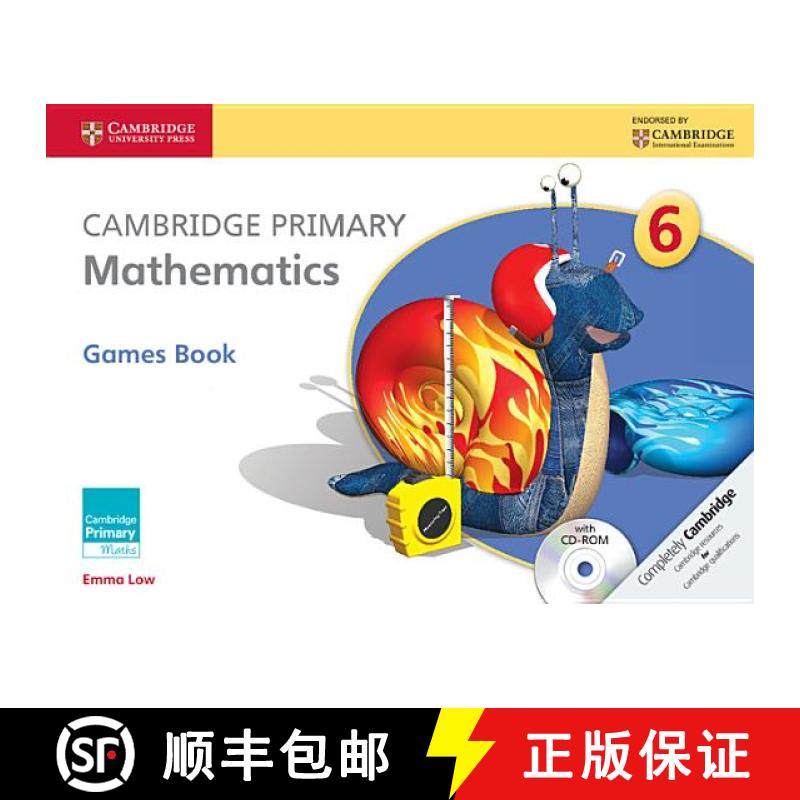 【3-4周达】Cambridge Primary Mathematics Stage 6 Games Book with CD-ROM: - Cambridge Primary Mathemat... [9781107667815]