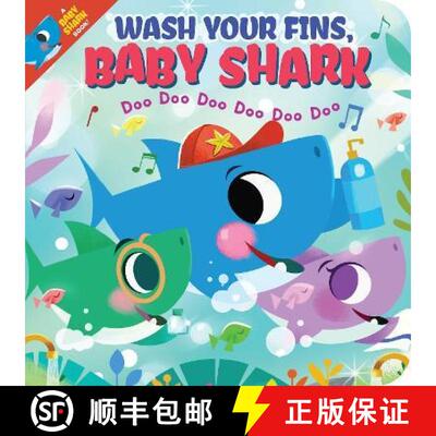 【3-4周达】Wash Your Fins, Baby Shark! Doo Doo Doo Doo Doo Doo (BB) [9780702308482]