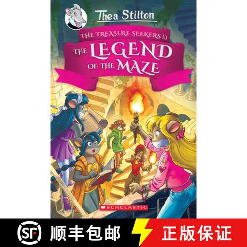 【3-4周达】精装 The Enchanted Labyrinth (Thea Stilton and the Treasure Seekers #3), Volume 3 [9781338687224]