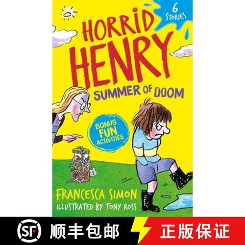 【3-4周达】Horrid Henry: Summer of Doom: 6 Stories [9781510113619]