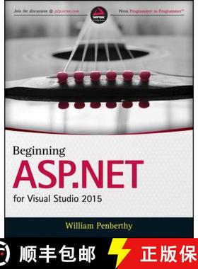 【3-4周达】Beginning Asp.Net For Visual Studio 2015 [Wiley计算机] [9781119077428]