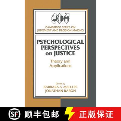 【3-4周达】Psychological Perspectives on Justice: Theory and Applications - Psychological Perspective... [9780521089982]