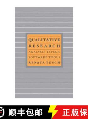 【3-4周达】Qualitative Research: Analysis Types & Tools: Analysis Types and Software Tools [9781850006084]