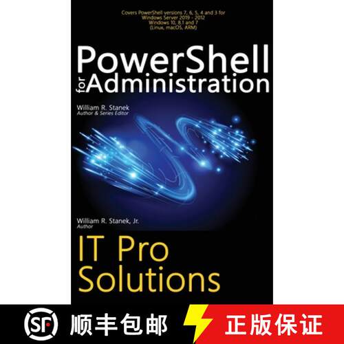 【3-4周达】精装 PowerShell for Administration, IT Pro Solutions: Professional Reference Edition [9781666000702]