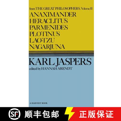 【3-4周达】Anaximander, Heraclitus, Parmenides, Plotinus, Lao-Tzu, Nagarjuna [9780156075008]