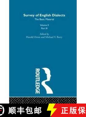 【3-4周达】精装 Survey Eng Dialects Vol2 Prt3 [9780415185141]