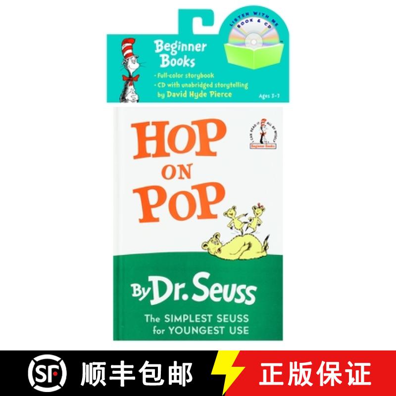【4周达】Hop on Pop [With CD] (Beginner Books Read-Along Book & Audio) [9780375834936]