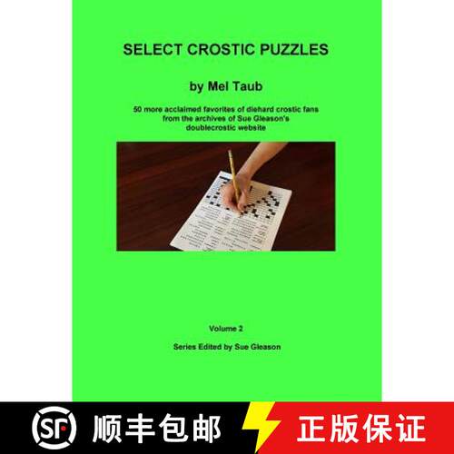 【3-4周达】Select Crostic Puzzles Volume 2: 50 more acclaimed favorites of diehard crostic fans from ... [9780998903446]