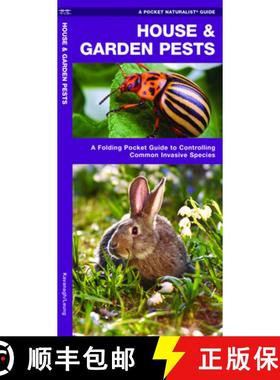 【3-4周达】House & Garden Pests, 2nd Ed: A Folding Pocket Guide to Organic and Other Methods of Control [9781620052891]