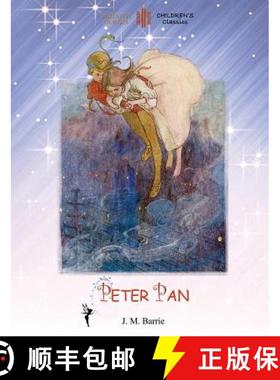 【3-4周达】Peter Pan: with Alice B. Woodward's original COLOUR  ILLUSTRATIONS (Aziloth Books) [9781909735798]