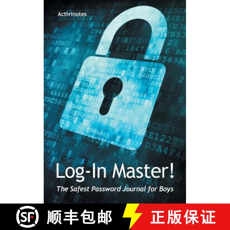 【3-4周达】Log-In Master! The Safest Password Journal for Boys [9781683216308]