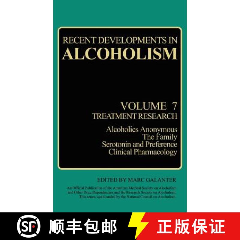 【3-4周达】Recent Developments in Alcoholism : Treatment Research [9780306430428]