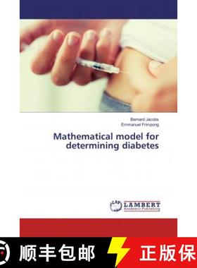 预订 Mathematical model for determining diabetes [9783659790720]