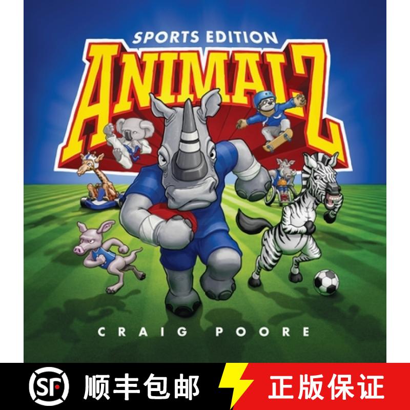 【2-3周达】ANIMALZ - Sports Edition: An alphabet book of animals and sports [9780645335118]
